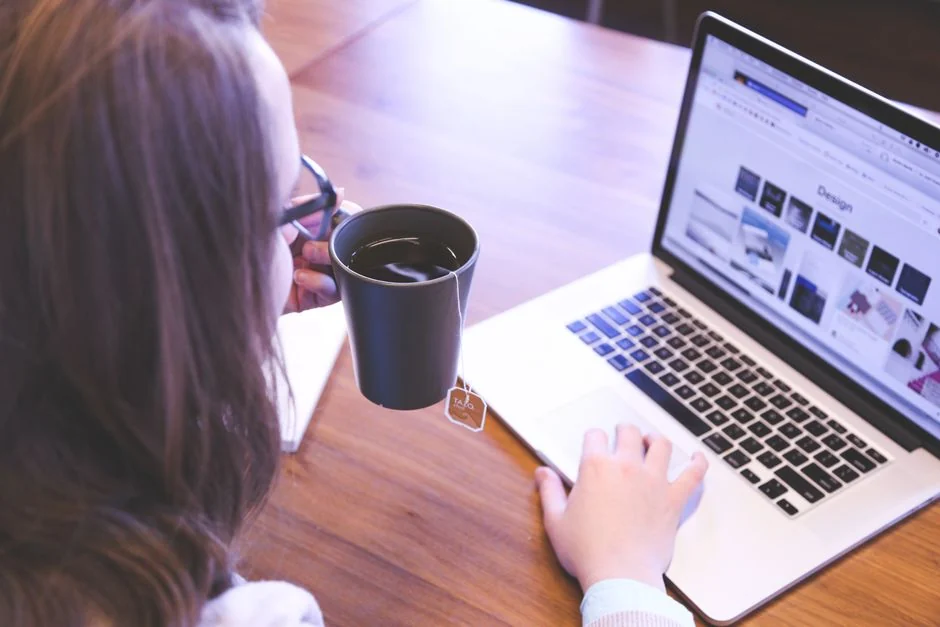 Developer managing a WordPress website on a laptop